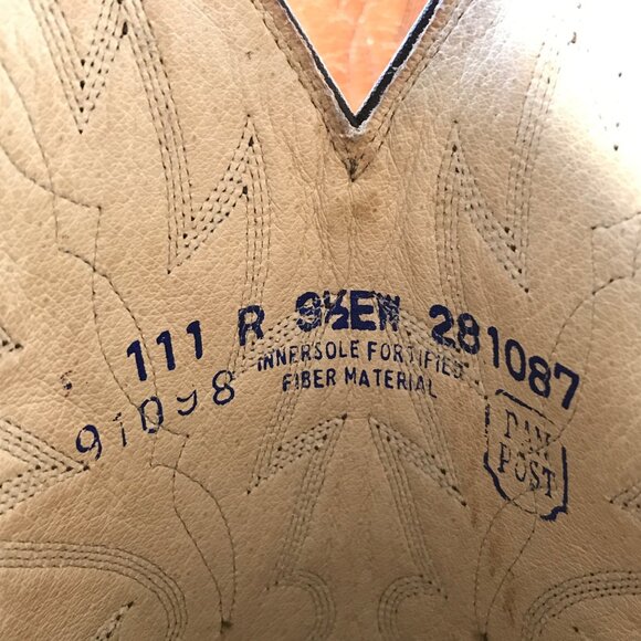 Dan Post Milwaukee Mens Pecan Brown Leather Western Dress Boots 9.5 EW 111R - Picture 8 of 13